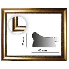 We proudly present our natural picture frame in solid oak with an elegant straight profile, carefully selected to feature our posters in an outstanding way. Baroque Frame Gold Finely Decorated 246 Oro Different Variants