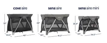 Nuna Sena Aire Travel Crib For Baby With 360 Airflow