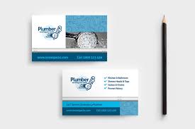 Promote your plumbing business with a brand new business card. Plumber Business Card Template Creative Illustrator Templates Creative Market