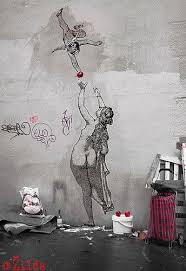 L Amour Juge De La Beaute Detail Street Art Street Art Graffiti Urban Art Graffiti