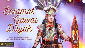 Di hari raya idul fitri inilah mereka merayakan kemenangan setelah sebulan lamanya full berpuasa. Selamat Hari Gawai Dayak 2020