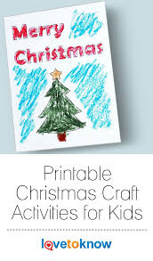 Printable Christmas Craft Activities For Kids Craft Activities For Kids Christmas Crafts Christmas Printables
