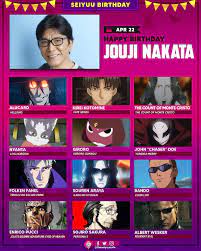 Another year of awesomeness from the talented veteran seiyuu Jouji Nakata!  Happy 68th birthday! : rgrandorder