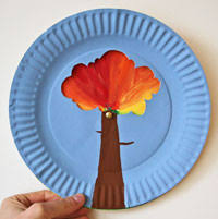 Seasons and celebrations coloring book. Autumn Leaves And Trees Crafts For Kids