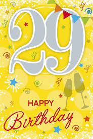 Heute bist du 29 jahr´, das ist ja ganz wunderbar. Depesche Geburtstagskarte 29 Geburtstag Mit Musik Geschenkewunderland