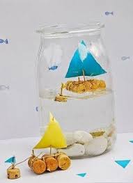 Schiff Aus Kork Mit Kindern Basteln Dekoking Com Boot Basteln Basteln Mit Kindern Kinder Basteln Ideen