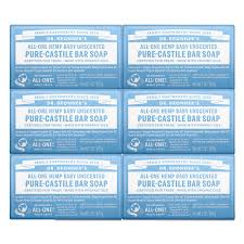 1/3 cup vegetable glycerin or coconut oil; Amazon Com Dr Bronner S Pure Castile Bar Soap Baby Unscented 5 Ounce 6 Pack Made With Organic Oils For Face Body And Hair Gentle For Sensitive Skin And Babies No Added Fragrance Biodegradable