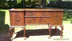Bargain john's antiques carries a wide variety of quality american antique items dating from the 1850 to 1930 time period. An Antique Buffet Named Sophie Before After Finding Silver Pennies