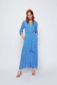 Garantiert echtheit, sparen sie bis zu 70%. Long Printed Dress View All Dresses Woman Zara Belgium Lange Kleider Zara Kleider Kleider Damen