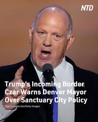 President-elect Donald Trump's incoming “border czar,” Tom Homan, has  warned the mayor of Denver that he may be breaking the law if he does not  cooperate with federal immigration enforcement efforts.