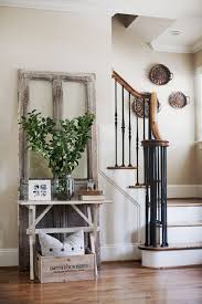 80 Modern Farmhouse Staircase Decor Ideas 73 Staircase Decor Farmhouse Staircase Foyer Decorating