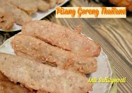 Hari ini bikin pisang goreng buat sarapan pake resep bunda ei, saya tertarik nyoba varian piasan goreng ini karena unik. Resep Pisang Goreng Thailand Camilan Akhir Pekan Pisang Goreng Ala Thailand Womantalk 10 Buah 500 Gram Pisang Kepok Kecil 1 1 2 Sendok Teh Kayu Manis Bubuk 1