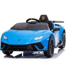 Guillaume fournier 2020 lamborghini huracan evo. Licensed Lamborghini Huracan Performante Children S Battery Operated 12v Ride On Car Blue Outdoor Toys