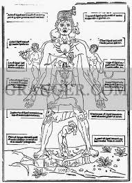 image of bloodletting chart 1493 the zodiac man the