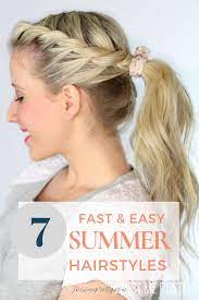 23 cute ponytails that take less than 10 minutes! 7 Of The Best Summer Hairstyles Twist Me Pretty