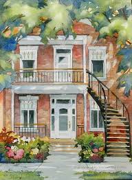 norman bradley walker スケッチ 水彩 水彩画