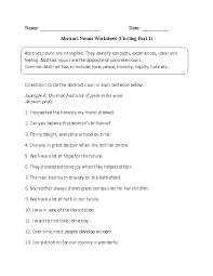 Englishlinx Com Nouns Worksheets Abstract Nouns Nouns Worksheet Pronoun Worksheets