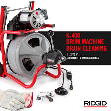 Ridgid power tools are backed by the best warranty in the industry. Ridgid K 400 Drum Machine Gray Auger Tool For 1 1 2 4 Inches Drain Line K400 Model Rg 27038 Declogger Drainage Better Than Sink And Drain Powder Cleaner Lazada Ph