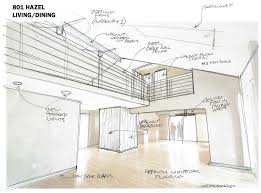 Drawing The Renovation Interior Design Presentation Architecture Sketch Architecture Presentation