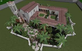 This is one of the nicest looking mansions we've seen in bloxburg so far. Rustypluviam On Twitter New Bloxburg Build Here I Have A Spanish Mission These Would Be Found In America And Are From The Early Spanish Settlers Around The 1600 S And 1700 S Big Thanks