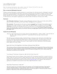 Annotated Bibliography Guidelines Survey Of Literature