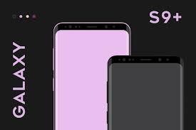 Samsung Galaxy S9 Plus Vector Mockup Samsung Galaxy S9 Plus Include 4 Eps Files 4 Ai Files 4 Phone Coloos Black Android Mockup Psd Samsung Galaxy Galaxy