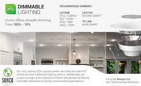 Maybe you would like to learn more about one of these? Sunco Lighting 4 Pack 5 6 Inch Led Recessed Downlight Baffle Trim Dimmable 13w 75w 3000k Warm White 1050 Lm Damp Rated Simple Retrofit Installation Ul Energy Star Amazon Com