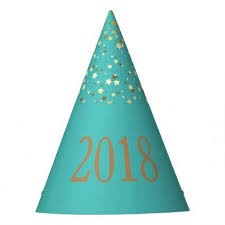 Petite Golden Stars 2018 New Years Hat Turquoise Party Hat New Year S Eve Happy New Year Designs Party Celeb Turquoise Party New Years Hat Party Design Ideas