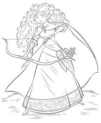Free Printable Merida Coloring Pages Merida Activity Sheets And Brave Party Inv Princess Coloring Pages Disney Princess Coloring Pages Disney Princess Colors