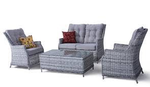 Outdoor daybed australia bunnings catalogue heaters. Swiss 4 Piece Lounge Setting Wicker Outdoor Furniture Bbq S