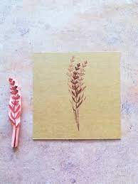 Lavender Rubber Stamp For Rustic Stationery Fabric Pattern Etsy Fabric Patterns Prints Paper Lovers Handmade Stamps