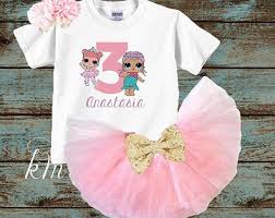 Lol Surprise Birthday Girl Outfit Lol Surprise Doll Shirt Girls Birthday Tutu Outfit Lol Surprise Bir Lol Dolls Birthday Surprise Party Birthday Girl Outfit