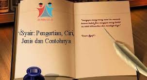 Pada setiap barisnya terdiri atas 4 hingga 6 buah kata. Syair Adalah Ciri Jenis Unsur Fungsi Struktur Cara