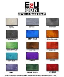 metallic color chart pro surface epoxy