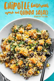 Chipotle Butternut Squash And Quinoa Salad Recipe Butternut Squash Salad Quinoa Salad Vegetarian Recipes
