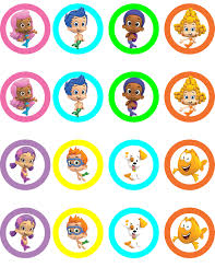 Bubble Guppies Printables Page 1 Can Be Used As Stickers Table Decor Cake Toppers Bubble Guppies Birthday Party Bubble Guppies Party Bubble Guppies Birthday