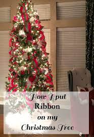 Patina And Paint Beautify Your Life Ribbon On Christmas Tree Christmas Tree Beautiful Christmas Trees