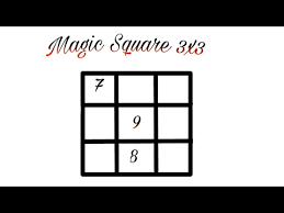 Apart from that each 2x2 marked in the. Solve Magic Square 3x3 Amazing Maths Trick Youtube