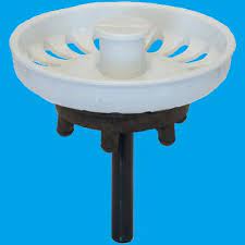 A small but mighty kitchen accessory, kraus strainers are designed to keep your drainpipe clear and unclogged while providing a perfect finishing touch that complements your sink. White Kitchen Sink Basket Strainer Waste Plug 39000023