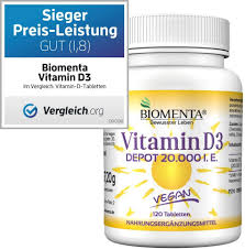 Vitamin d is mostly produced in the skin in response to sunlight and is also absorbed from food eaten (about 10% of vitamin d is absorbed this way) as part of a healthy balanced diet. Biomenta Vitamin D3 Hochdosiert 20000 I E Aktion Vegan Vitamin D3 Depot 1 Tab Vitamin D 20 Tage 12 Vitamin D3 Hochdosiert Vitamin D3 Vitamine