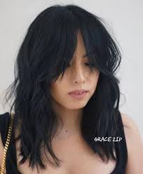 Women with long hair usually use this kind of bangs, though those with short hair may also use it. Curtain Fringe By Grace Zip Shorthairwithbangs Hairstyles With Bangs Medium Hair Styles Hair