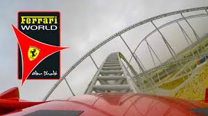 If owning a ferrari is a privilege, racing a ferrari is an honor. Ferrari World Roller Coasters Front Seat Pov Abu Dhabi Uae Youtube
