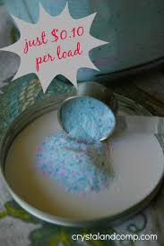 homemade laundry detergent powder with