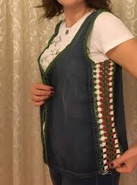 Orgu Yelek Ve Donusum Yelekler Denim Fashion Elbise Yeniden Tasarimlari Bolero Tig