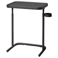 Bjorkasen Laptop Stand Anthracite Ikea In 2021 Laptop Stand Storage Spaces Ikea