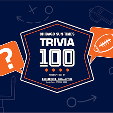 Now, imagine you run into tim mcgraw or bill murray while you wait in line for a beer. Football Trivia 100 Chicago Sun Times