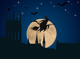 Maybe you would like to learn more about one of these? Hd Wallpaper Halloween Witch Flying Witch Silhouette Photo Holidays Moon Wallpaper Flare