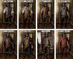 You can buy these at outfitters and. Named My Outfits After Towns Reddeadonline