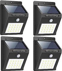 Solar motion sensor lights are easy to install and can be used for any. Buy Sui 20 Led Solar Motion Sensor Light Outdoor Weatherproof 4 Pack White Online Get 25 Off