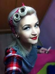 Victory rolls, the queen of vintage hairstyling. Pinup Hair Victory Rolls Hair And Make Up On We Heart It